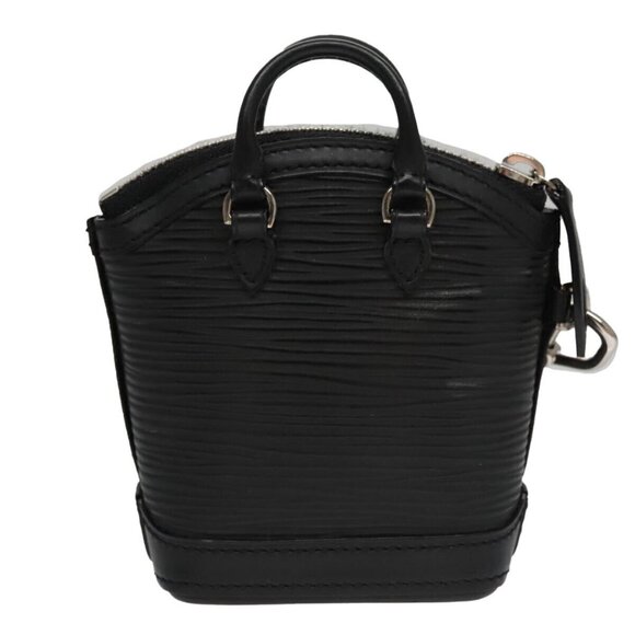 LOUIS VUITTON Epi Mini Lockit Charm Black LV Auth - Picture 3 of 15